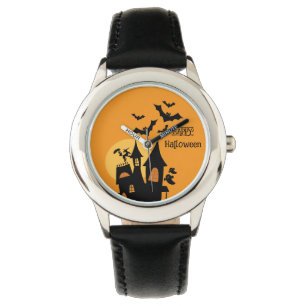 Montre Château Hanté , Effrayant , Joyeux Halloween