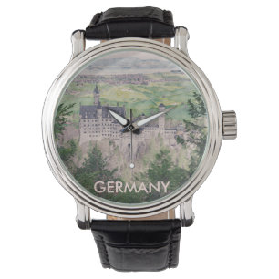 Montre Château Retro Neuschwanstein en Allemagne