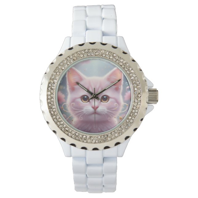 Montre Chaton Mignon - Fantaisiste  (devant)
