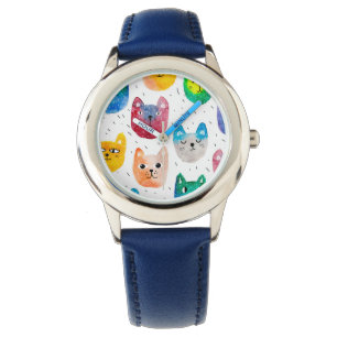 Montre Chats aquarelles et amis