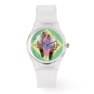 Montre - Chats et Rainbow Diamond