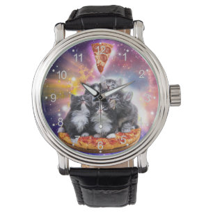 Montre Chats Illuminatis et pizza
