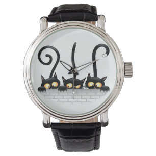 Montre Chats Naughty, Playful et drôle de personnages