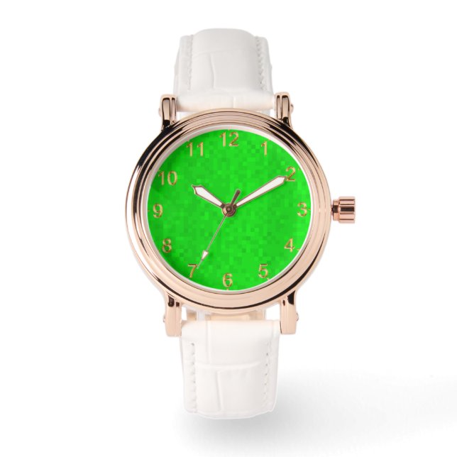 Montre Chauffeur Vert, (Recto)