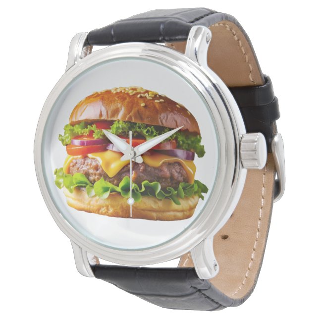 Montre ChaussureHabille hamburger empilé thic (Incliné)
