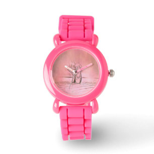 Montre Chaussures de ballet rose à Pointe