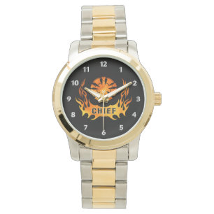 Montre Chefs des pompiers de flammes