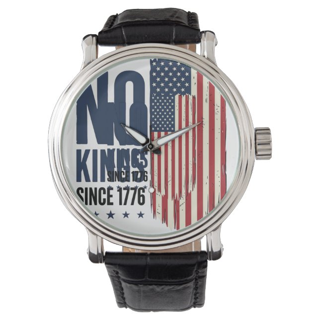 Montre Chemise de conception de drapeau patriotique sans  (devant)
