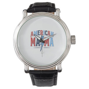 Montre Chemise de gravure vintage patriotique American Ma