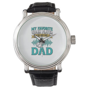 Montre Chemise de papa violoniste Le joueur de violon fav