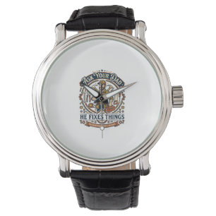 Montre Chemise de réparation de papa de la fête des pères