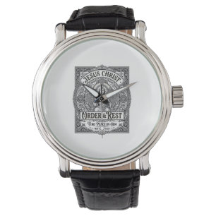 Montre Chemise graphique chrétienne Jésus Débarrasse Mais