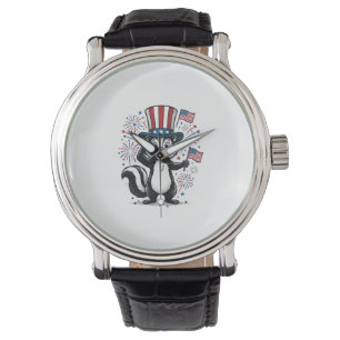 Montre Chemise graphique vintage feux d'artifice Skunk pa
