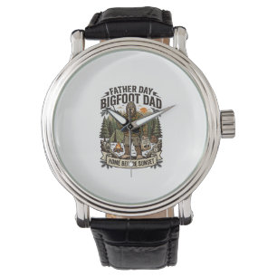 Montre Chemise Papa Bigfoot Fête des Pères Bois Papa Rétr
