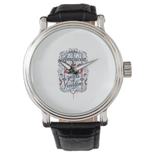 Montre Chemise Patriotique 250 Ans de Liberté Américaine