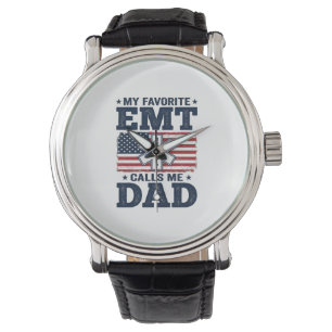 Montre Chemise Patriotique Vintage Mon Papa Préféré M'app