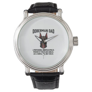 Montre Chemise pour amateur de chien gravure vintage papa