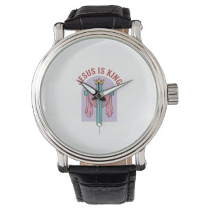 Montre Chemise Vintage Christian T-Shir Croix Couronne Jé