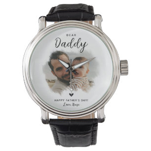 Montre Cher papa   Fête des pères de coeur photo moderne