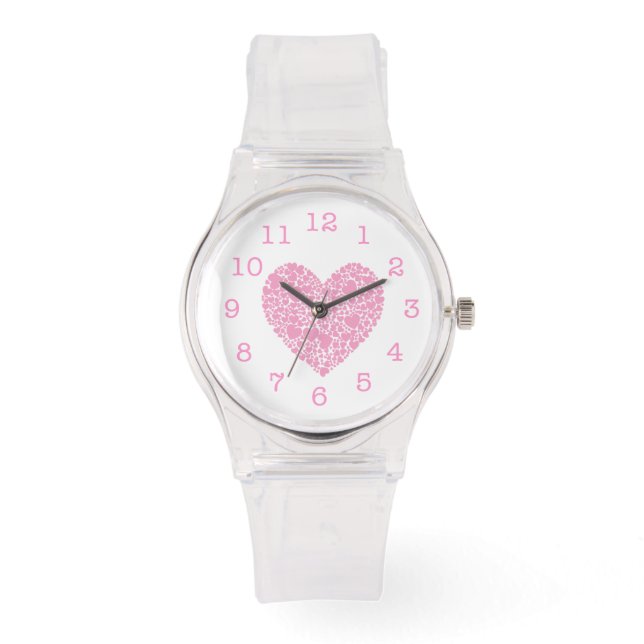 Montre Chérie Valentine Coeur/Rose (Recto)