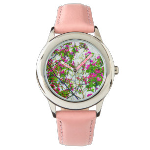 Montre 'Cherry Blossom Abstrait'