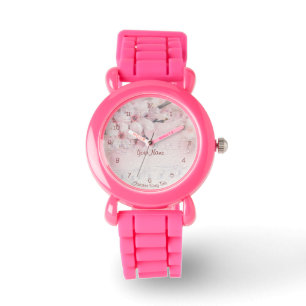 Montre Cherry Blossom Flowers & notes musicales