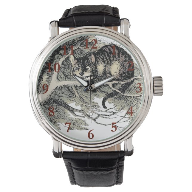 Montre Cheshire Chat Alice Wonderland Classic (devant)