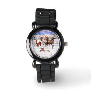 Montre Chestnut Pinto Sorrel Peinture Quarter Chevaux Dan