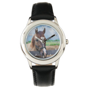 Montre Cheval Brown avec le licou