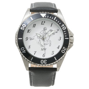 Montre Cheval cavalier Dressage Chevaux équestres Noir