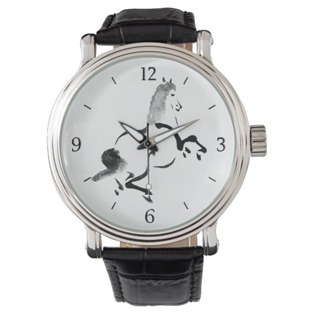 Montre Cheval chinois vintage (devant)