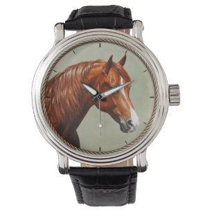 Montre Cheval de châtaignes Morgan