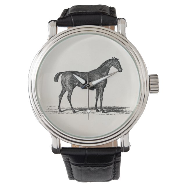 Montre Cheval de course anglais des années 1800 vintage - (devant)