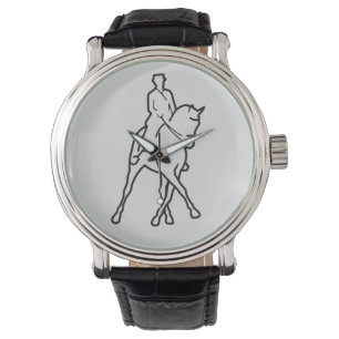 Montre Cheval de dressage et cavalier - demi schéma