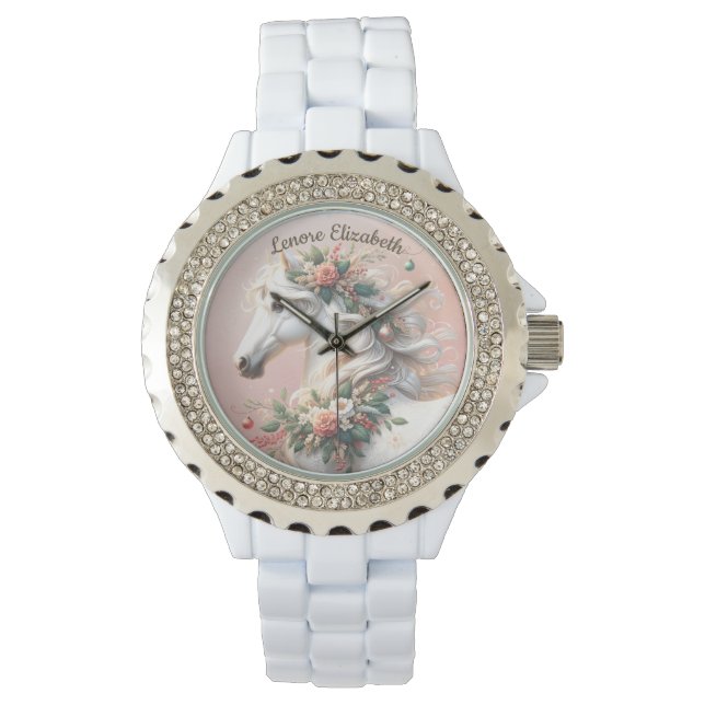 Montre Cheval de Noël magique (devant)