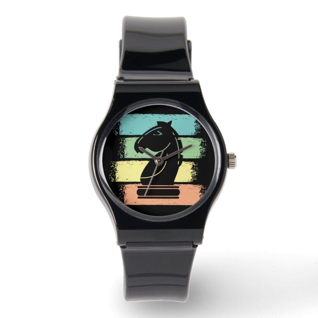 Montre Cheval d'échecs Rétro (Recto)