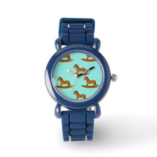 Montre Cheval en bois rocheux