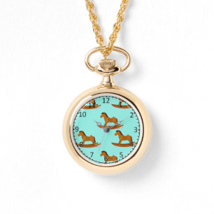 Montre Cheval en bois rocheux