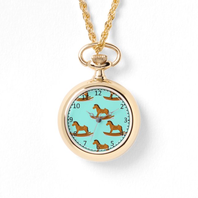 Montre Cheval en bois rocheux (Recto)