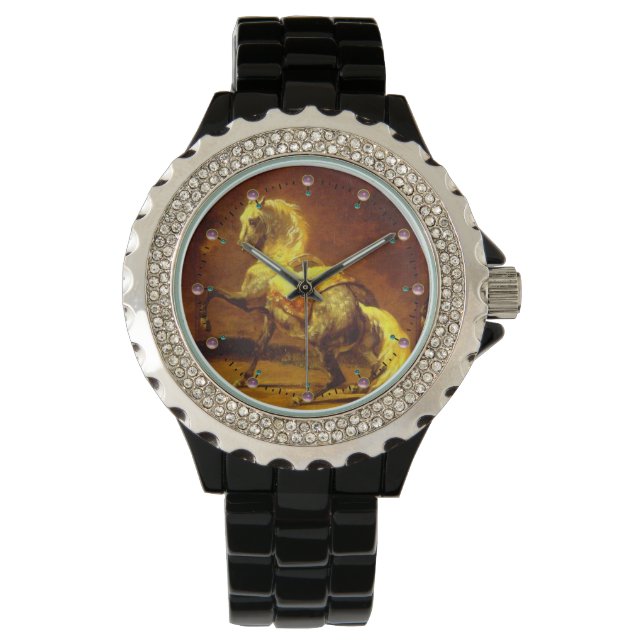 MONTRE CHEVAL GRAY REMPLI (devant)