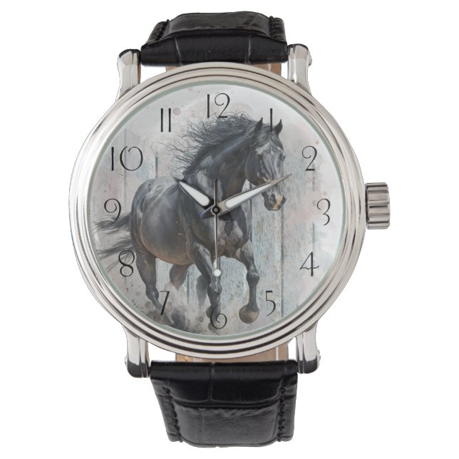 Montre Cheval noir (devant)