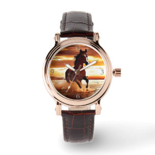Montre Cheval sauvage à travers le Surf femmes