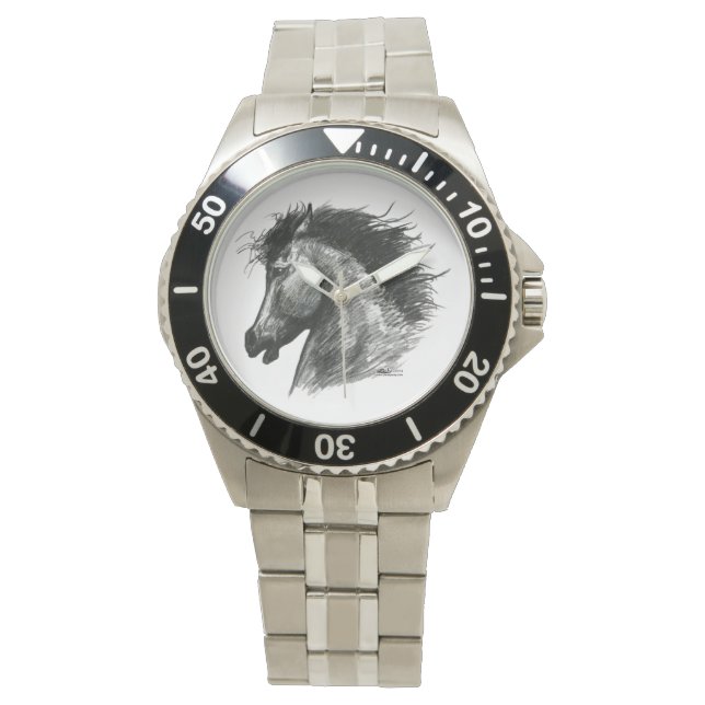 Montre Cheval Sauvage Fougueux (devant)