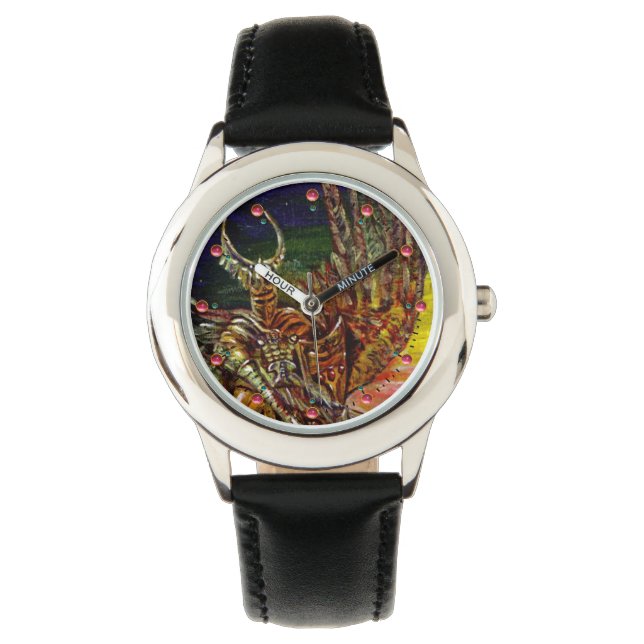 Montre CHEVALIER SOMBRE ET Imaginaire DRAGON (devant)