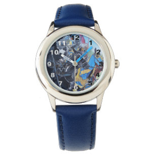 Montre chevaliers médiévaux historiques jouant à cheva