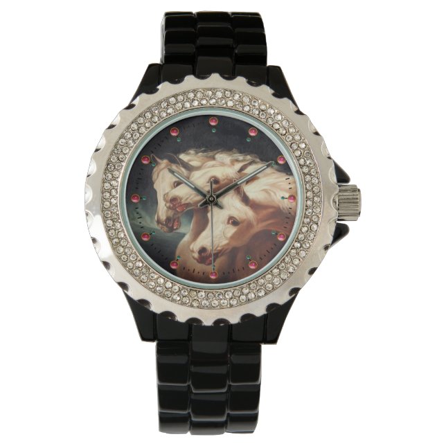 Montre Chevaux blancs arabes du Pharaon (devant)