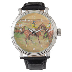 Montre Chevaux de course, célèbre peinture d'Edgar Degas