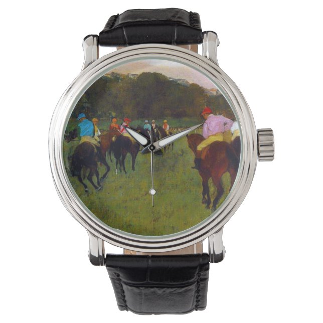 Montre Chevaux de course Edgar Degas à Longchamp (devant)