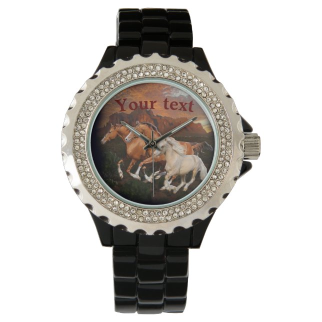 Montre Chevaux sauvages d'Arizona (devant)