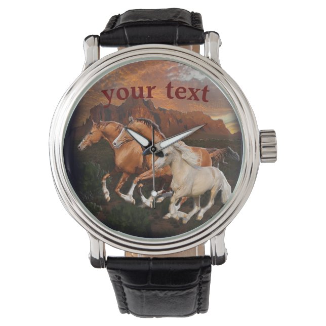 Montre Chevaux sauvages d'Arizona (devant)